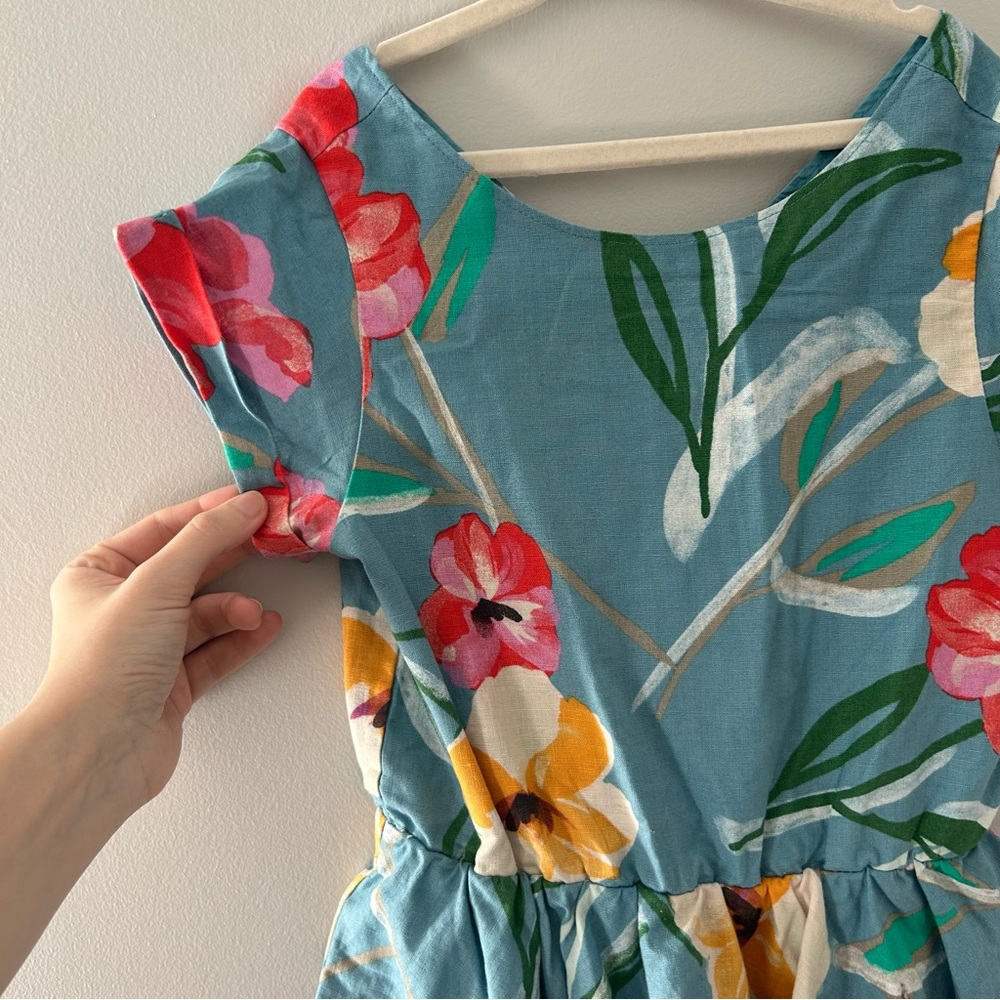 Tea Collection Button Back Skirted Dress - Picture 7 of 9